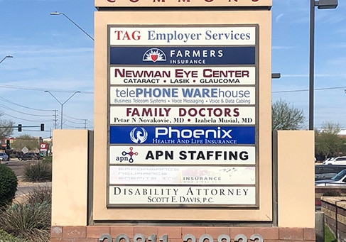 Phoenix Health and Life Insurance logo wall