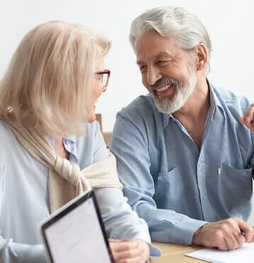 Elderly Couple Buying Whole Life Insurance Policies Near San Tan Valley, AZ